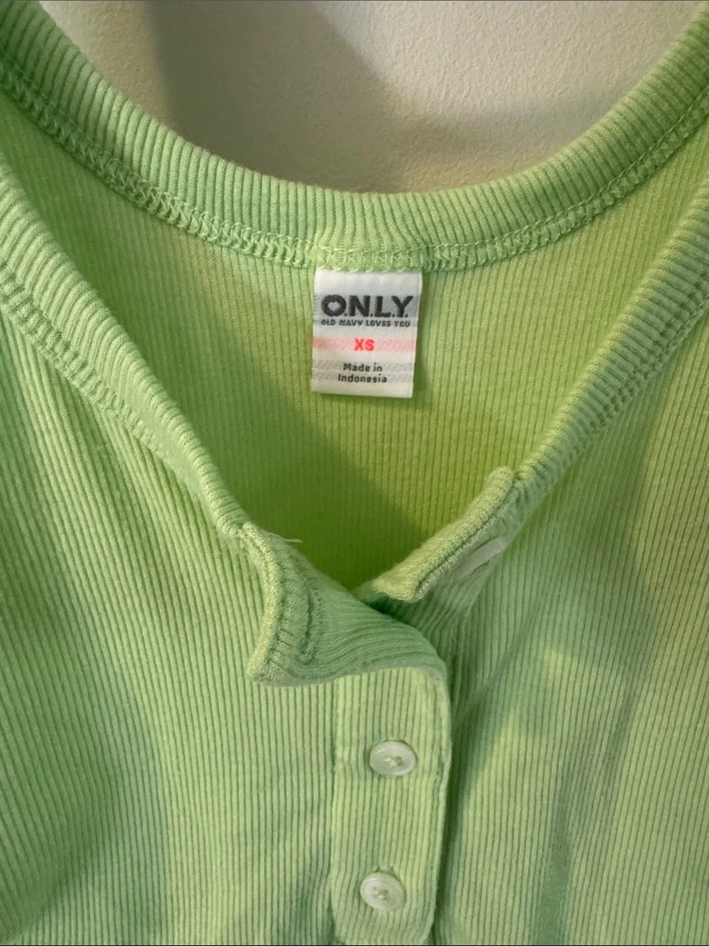 NEVER WORN Old Navy Light Green xs Tank Top and small Fold-Over Lounge Pants Set